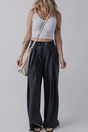 Wide Leg Pants with Pockets