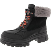 Womens Faux Fur Lined Shearling Boots