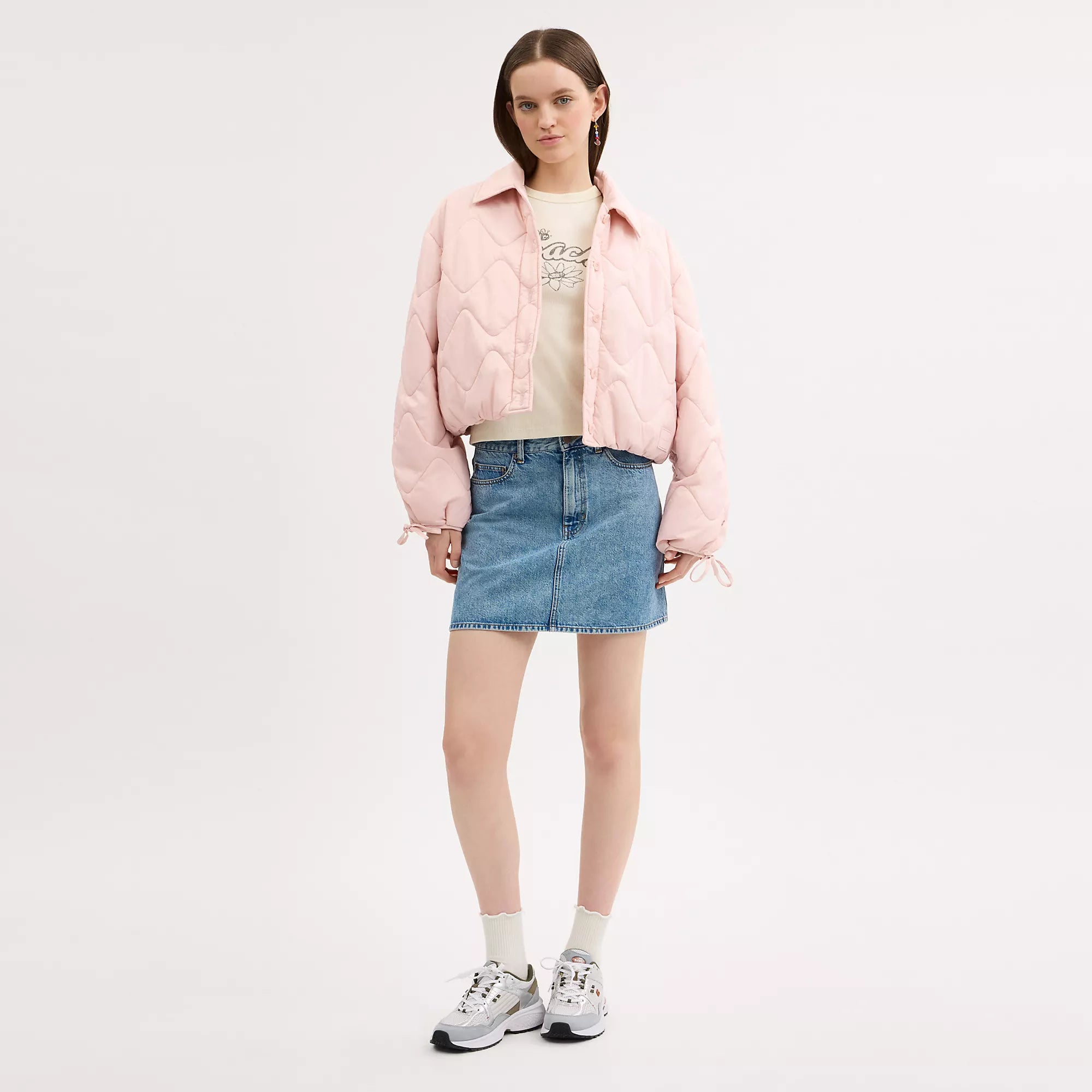 Coach Outlet Quilted Blouson Jacket In Recycled Nylon