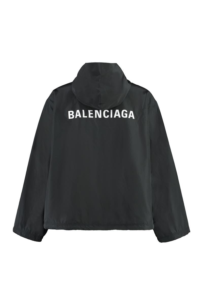 Balenciaga Technical Fabric Hooded Full-Zip Jacket