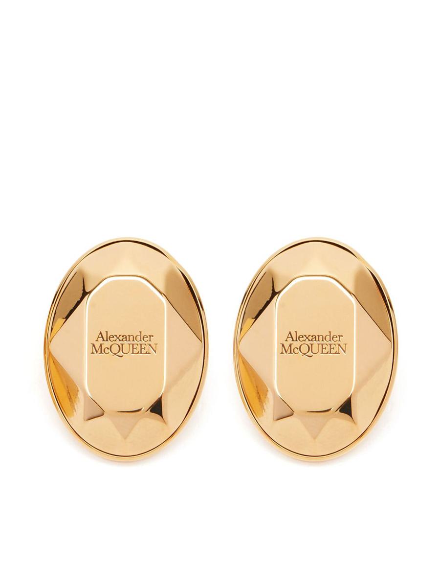 Alexander McQueen Logo Earrings