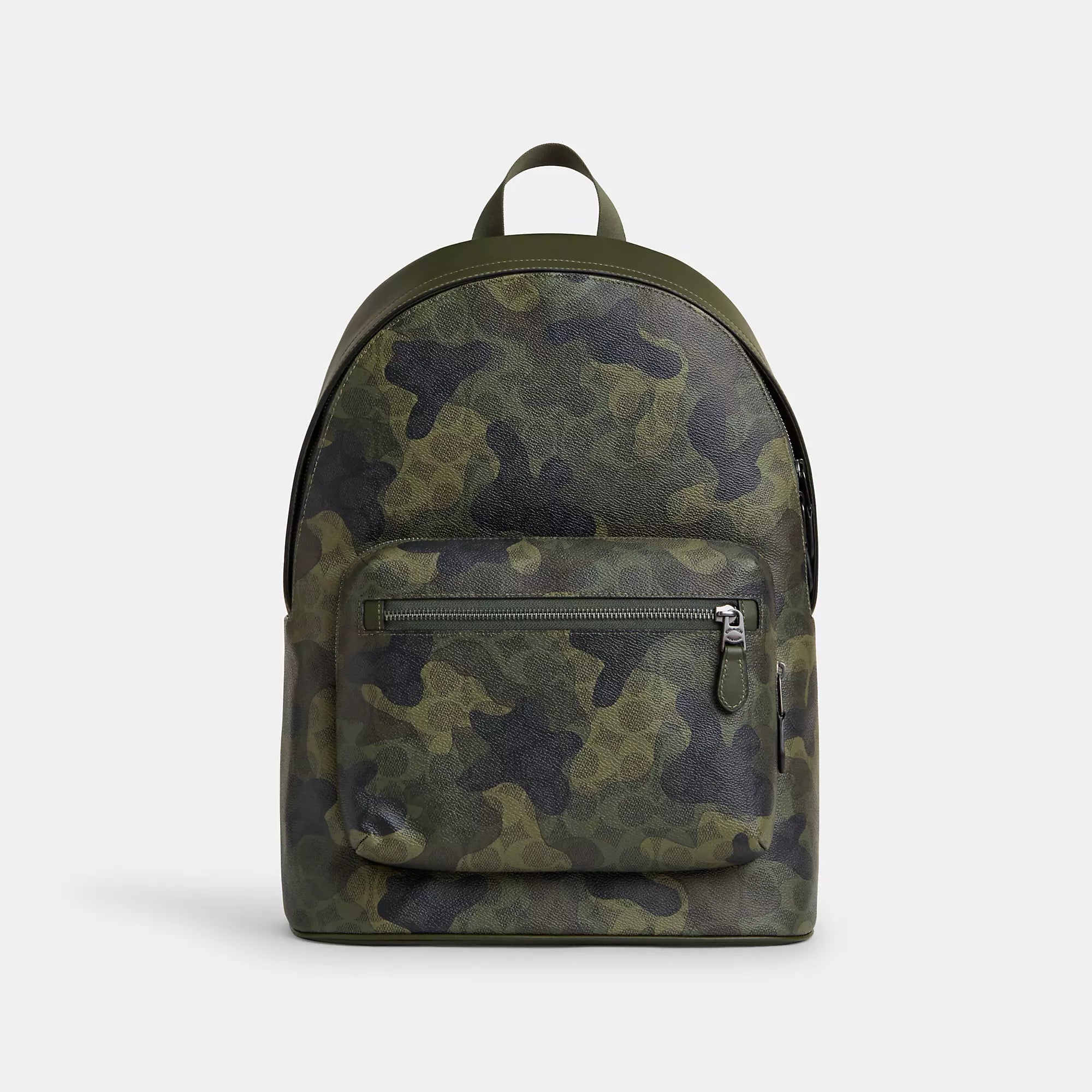 Coach Outlet West Backpack In Signature Camo Print