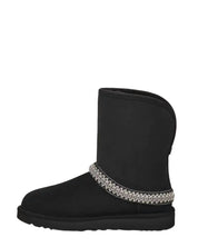 Women's Classic Short Crescent Boot In Black