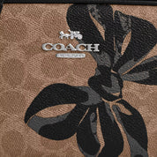 Coach Outlet Mini Jamie Camera Bag In Signature Canvas With Bow Print