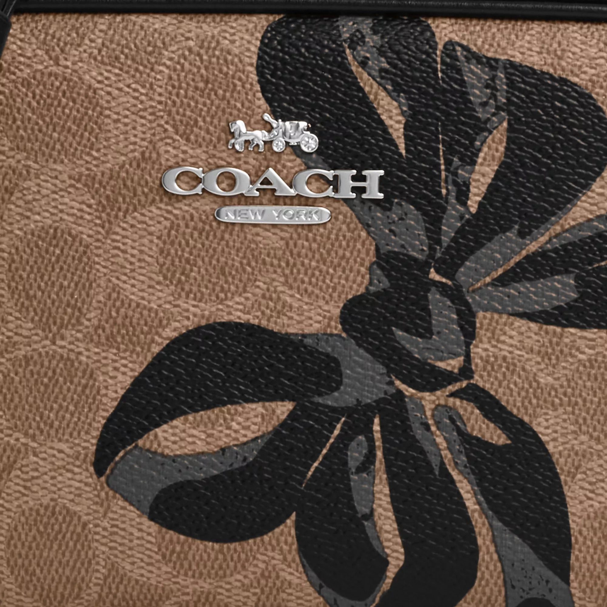 Coach Outlet Mini Jamie Camera Bag In Signature Canvas With Bow Print