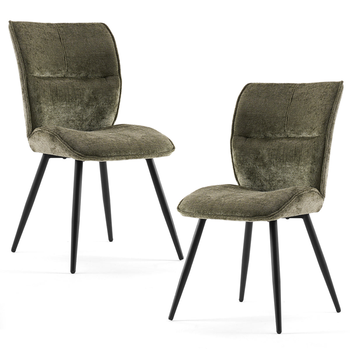 YOUNIKE Upholstered Dining Chairs Tufted Kitchen Chairs