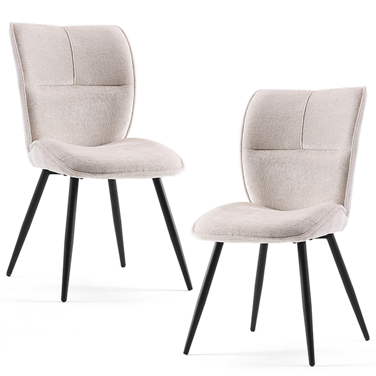 YOUNIKE Upholstered Dining Chairs Tufted Kitchen Chairs