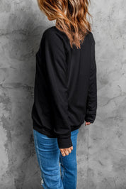 BOO Round Neck Long Sleeve Sweatshirt