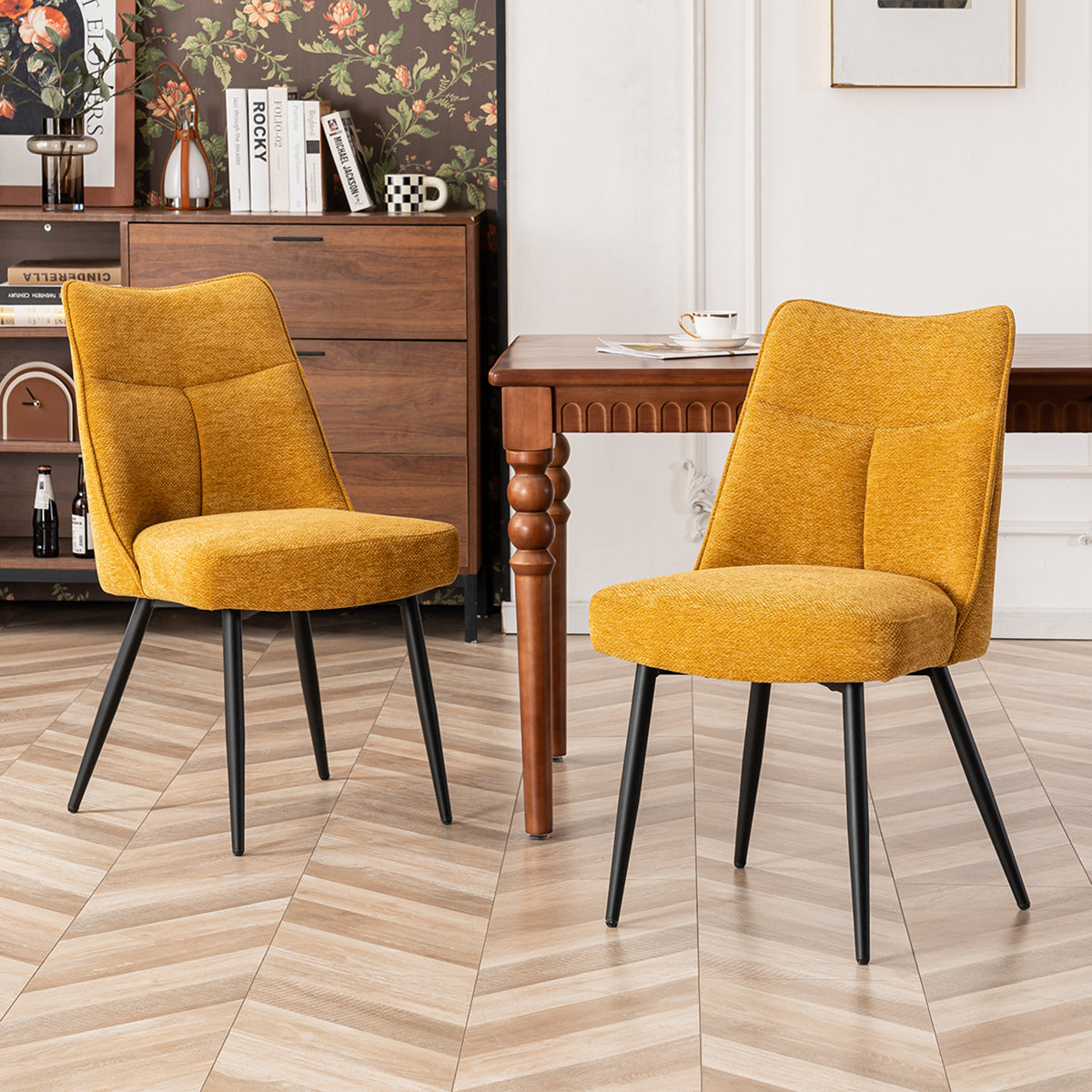 YOUNIKE Tufted Dining Chairs Upholstered Chairs for Kitchen