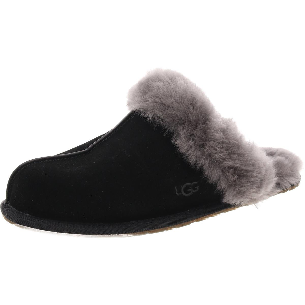 Scuffette II Womens Suede Comfort Slip-On Slippers