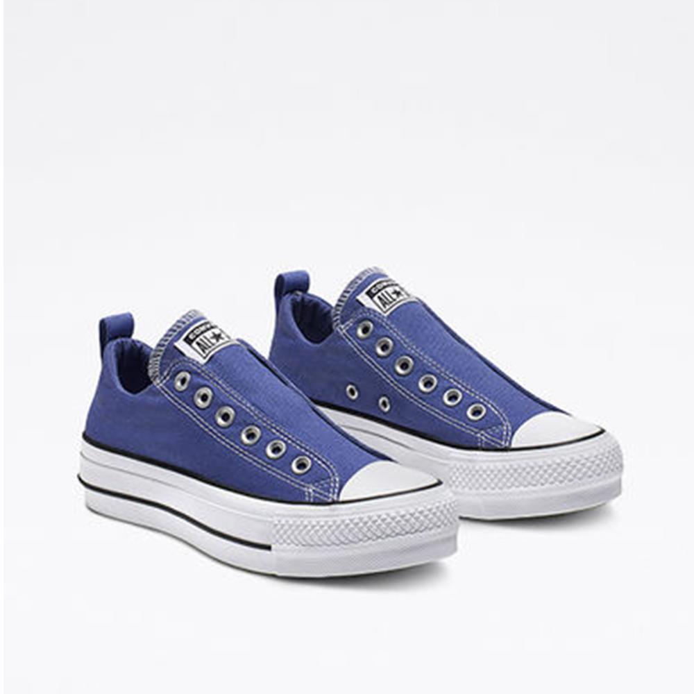 Converse Chuck Taylor All Star Platform Slip Washed Indigo/Black/Camel 564339F