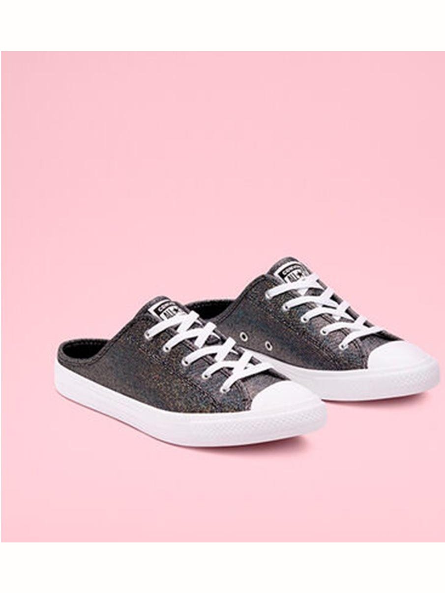 Converse Industrial Glam Chuck Taylor All Star Dainty Mule Slip Silver/Black/White 568811F