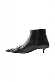 Balenciaga Pointed Leather Boots Shoes