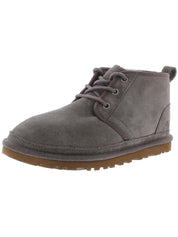 Neumel Womens Suede Shearling Casual Boots