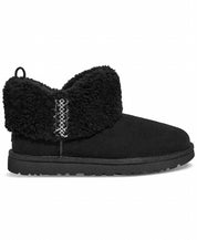 Women's Ultra Mini Ugg Braid Boot In Black