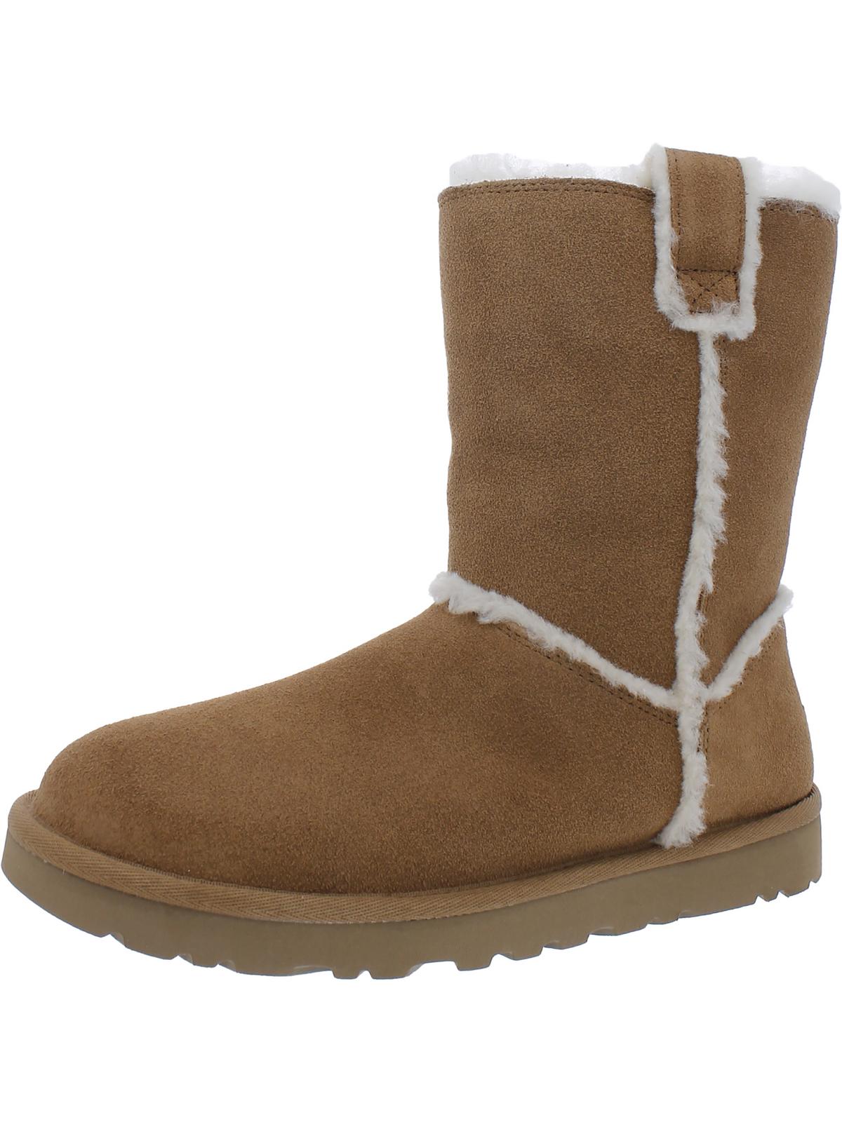 Womens Suede Wool Blend Winter & Snow Boots