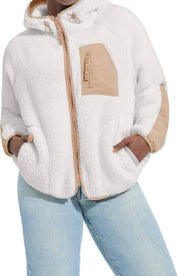 Ruthie Uggfluff Zip Hoodie In Nimbus Driftwood