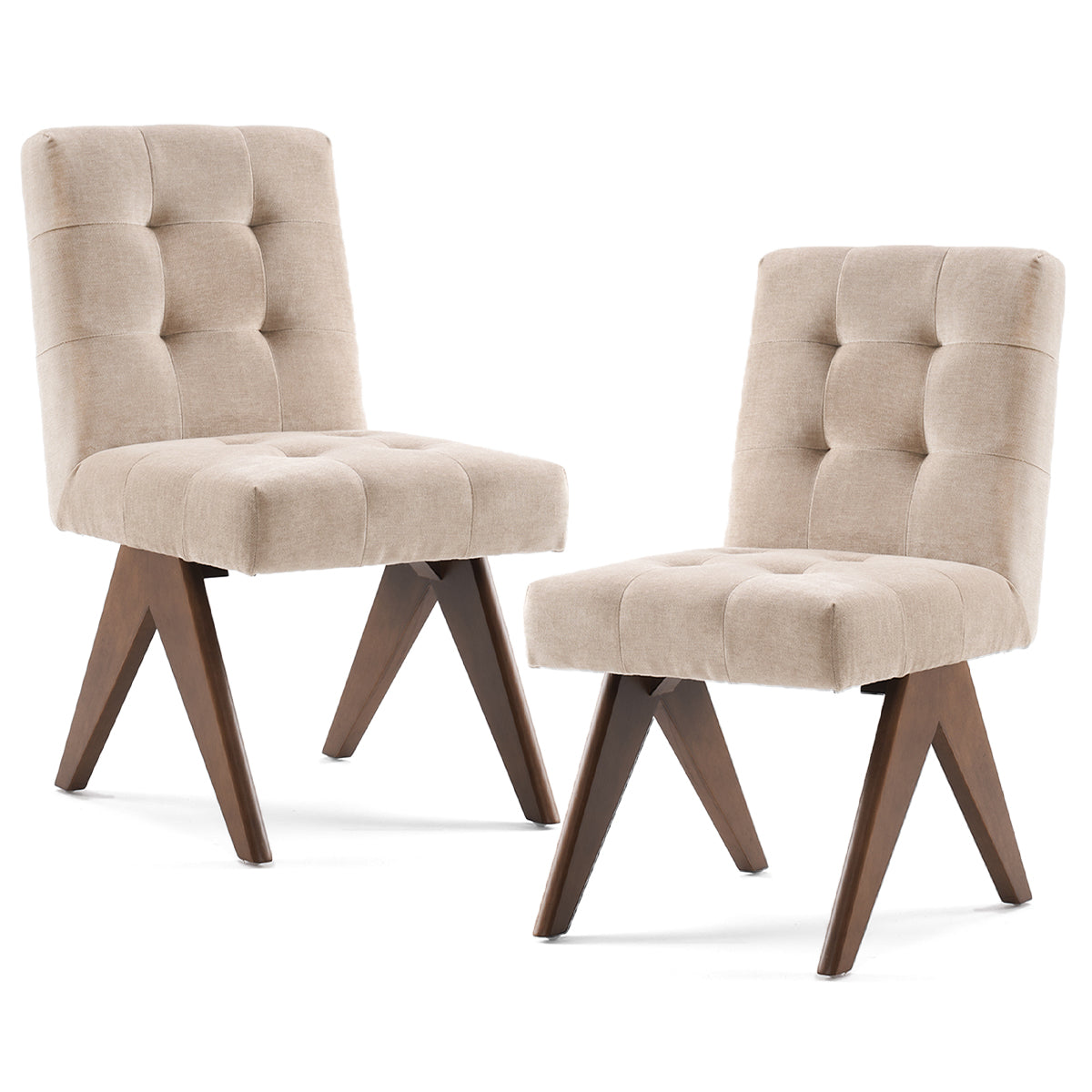 YOUNIKE Dining Chairs Upholstered Accent Chair Set of 2