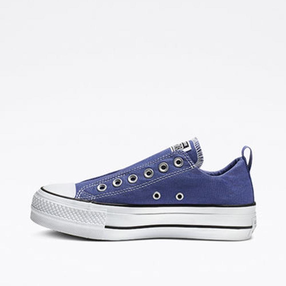 Converse Chuck Taylor All Star Platform Slip Washed Indigo/Black/Camel 564339F