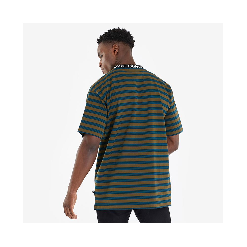 Converse Striped Oversized Tee Surplus Olive Multi 10017912 331