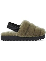 Super Fluff Womens Shearling Cozy Slingback Slippers