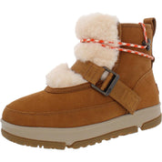 Classic Weather Hiker Womens Suede Ankle Winter & Snow Boots