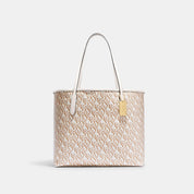 Coach Outlet City Tote With Signature Monogram Print