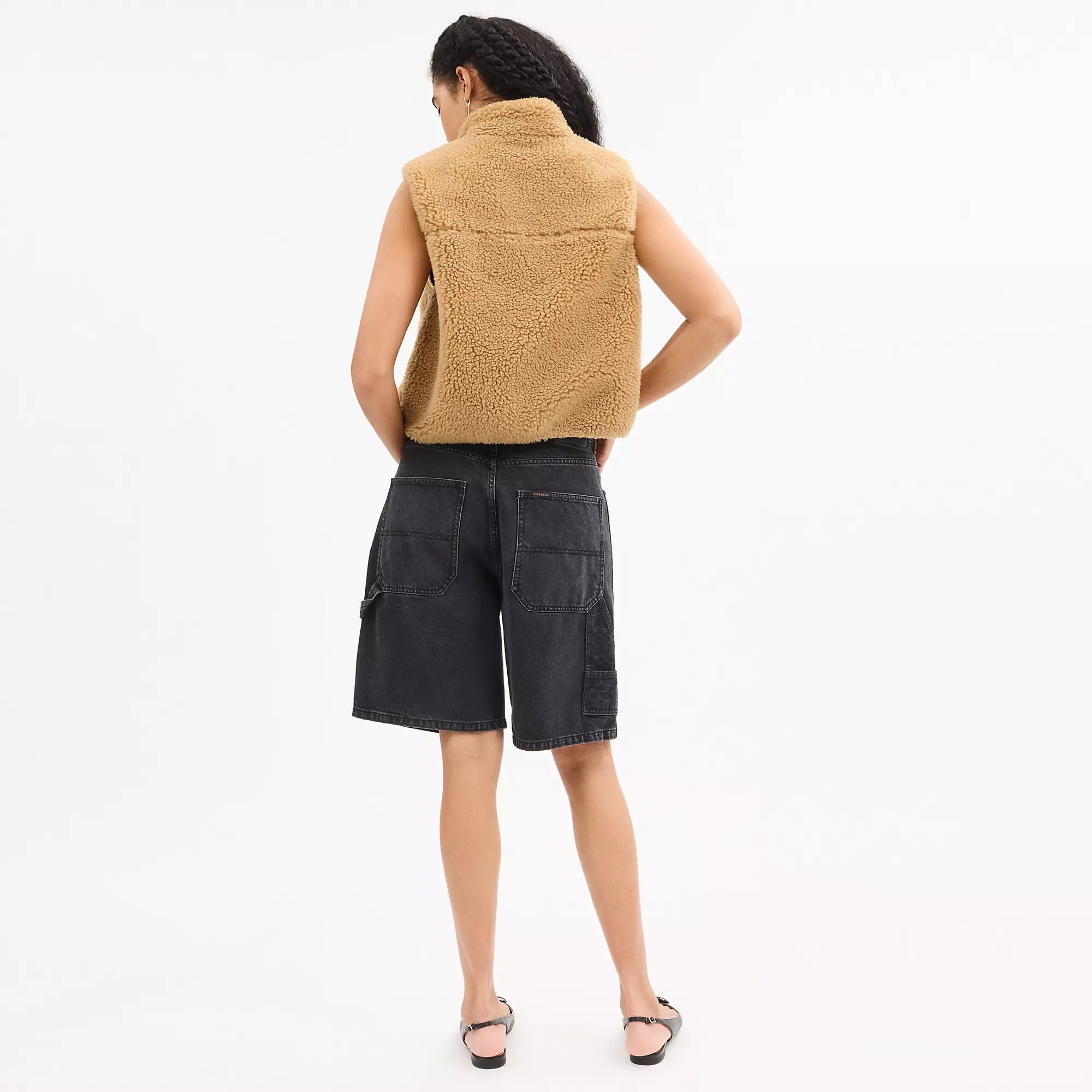 Coach Outlet Sherpa Vest In Recycled Polyester