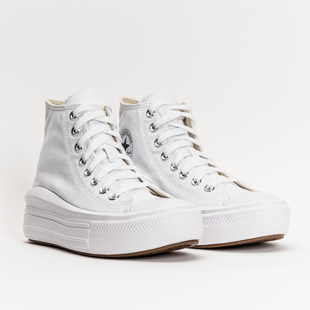 Converse Women's Chuck Taylor All Star Move Platform White/Natural Ivory/Black 568498C