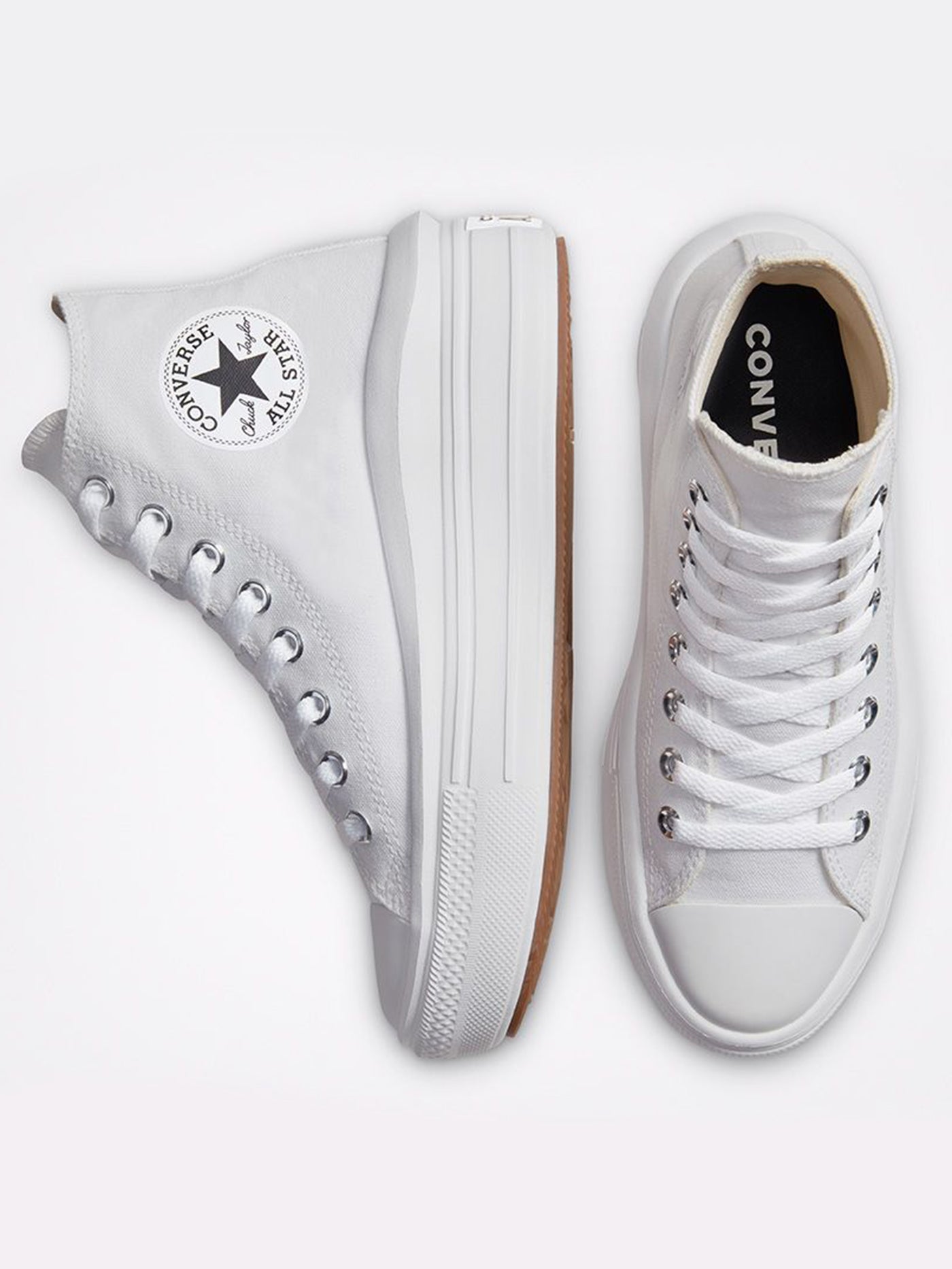 Converse Women's Chuck Taylor All Star Move Platform White/Natural Ivory/Black 568498C