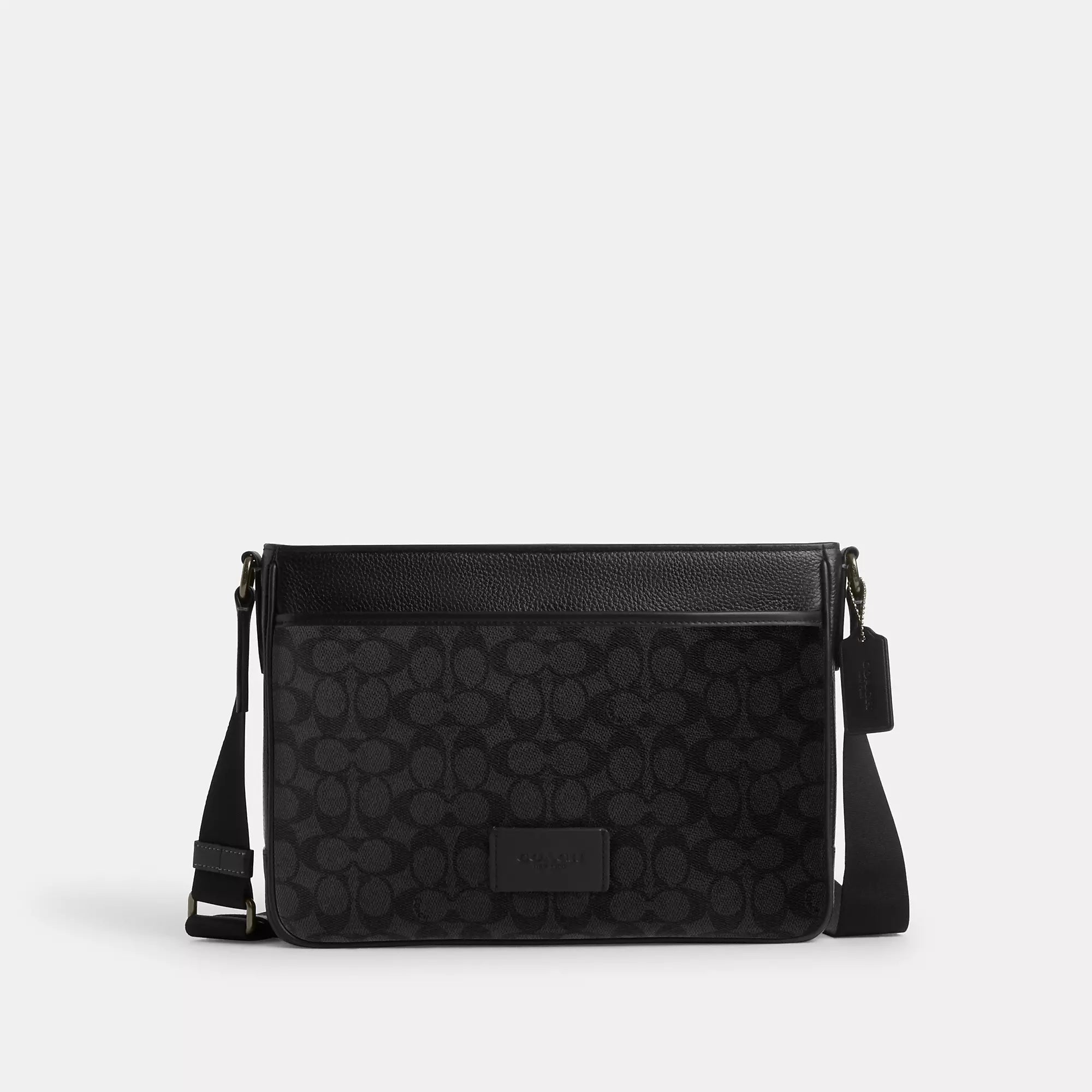 Coach Outlet District Crossbody Bag In Signature Canvas