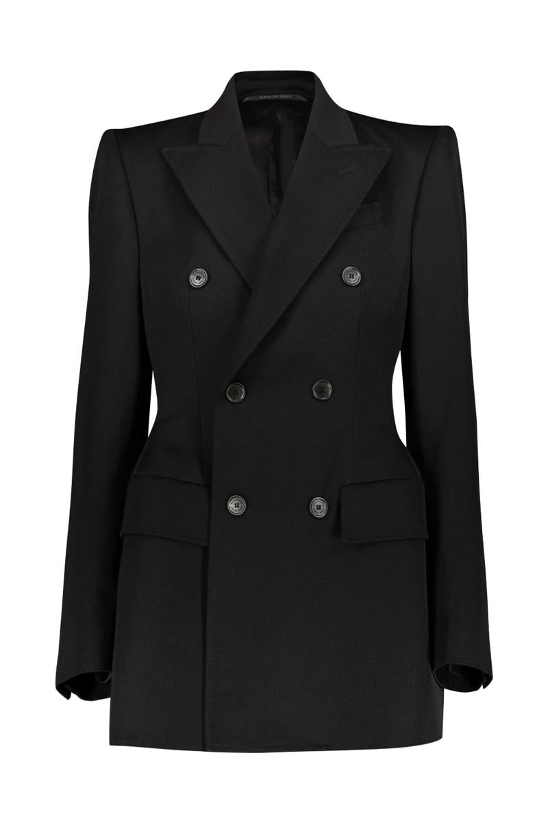 Balenciaga Garde-Robe Hourglass Double Brested Jacket Clothing