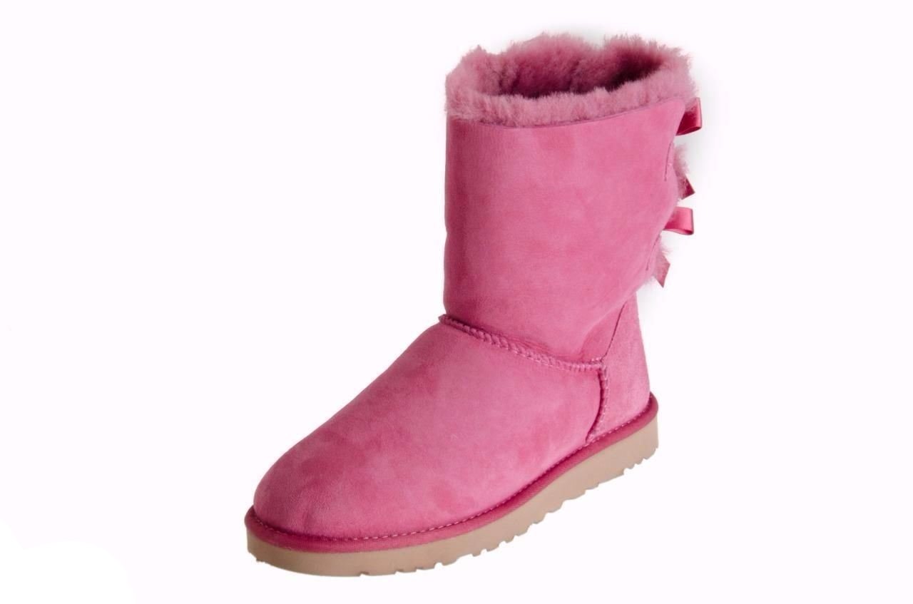 UGG Bailey Bow Dusty Rose Boots