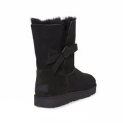 UGG Classic Knot Short Black Boots