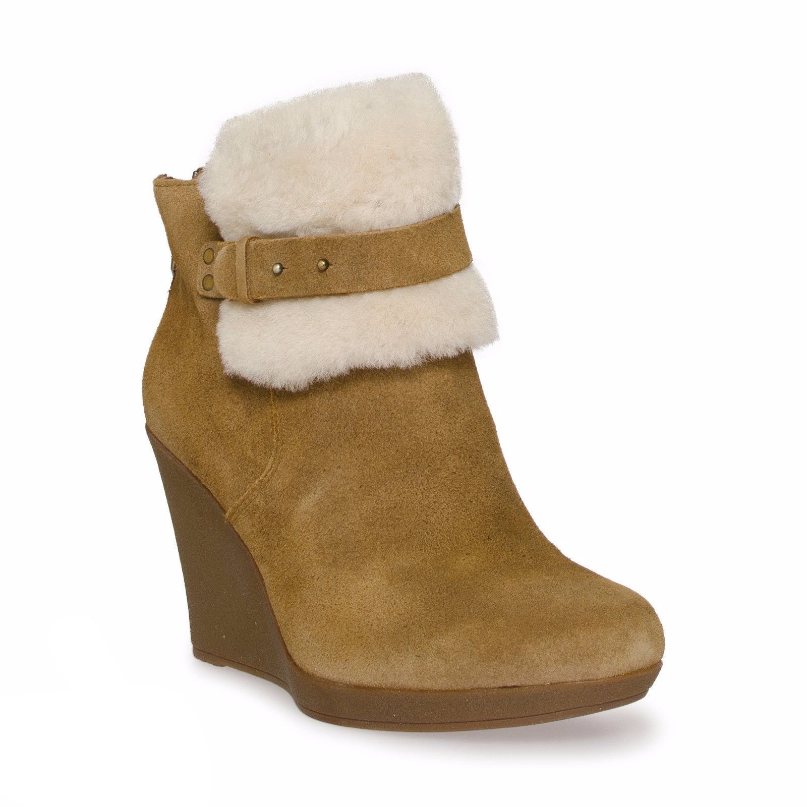 UGG ANTONIA CHESTNUT ANKLE BOOTS