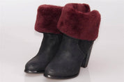 UGG LAYNA BLACK ANKLE BOOTS