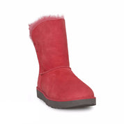 UGG Classic Cuff Short Lipstick Red Boots