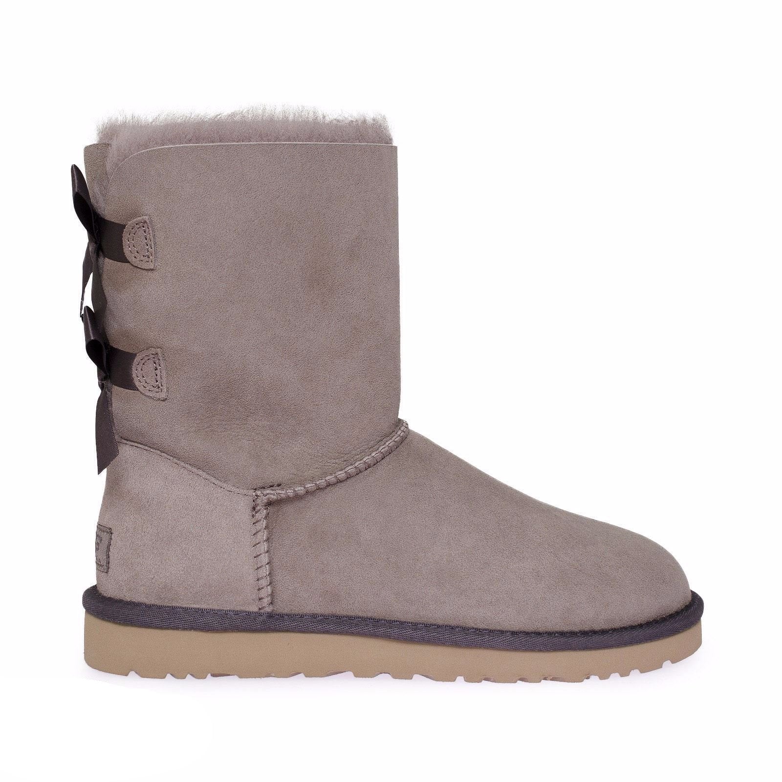 UGG Bailey Bow II Stormy Grey Boots