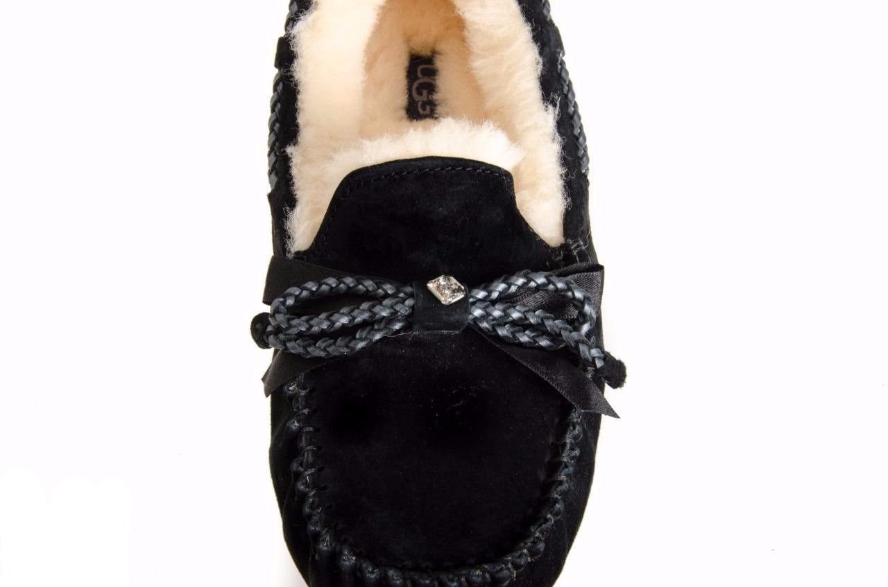 UGG Dakota Braid Black Slippers