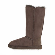 UGG Bailey Button Triplet Chocolate Boots