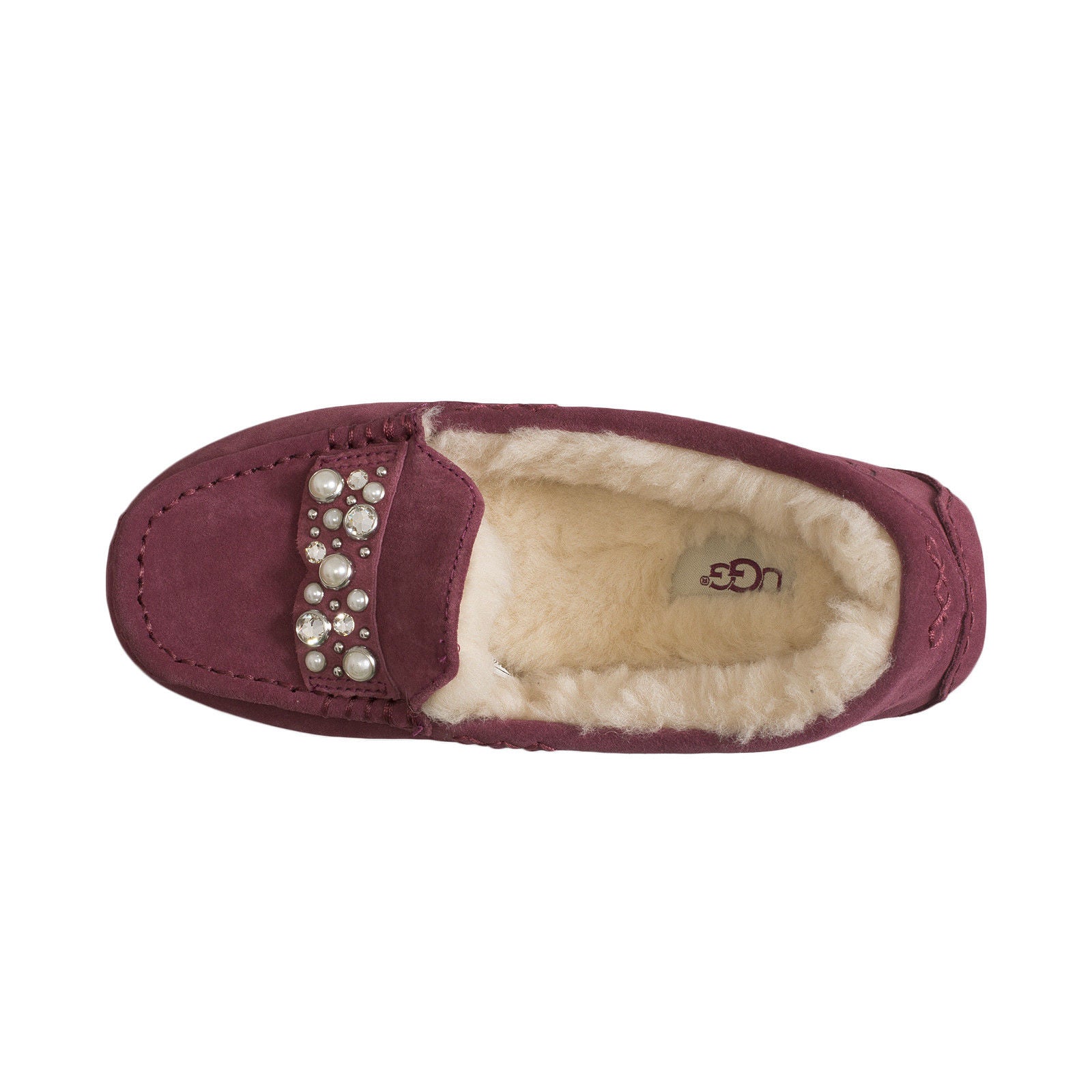 UGG Ansley Bow Brilliant Garnet Slippers