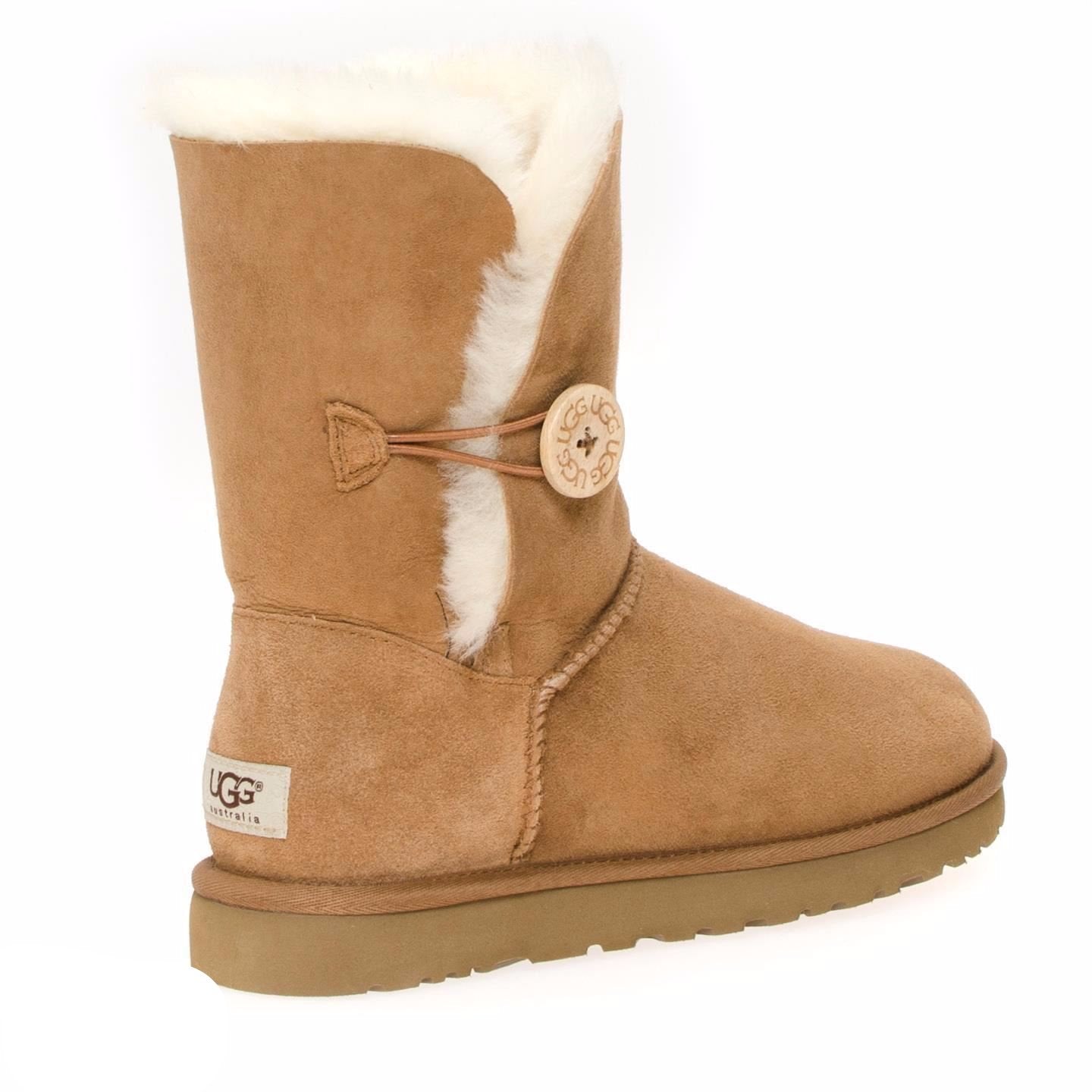 UGG Bailey Button Chestnut Boots