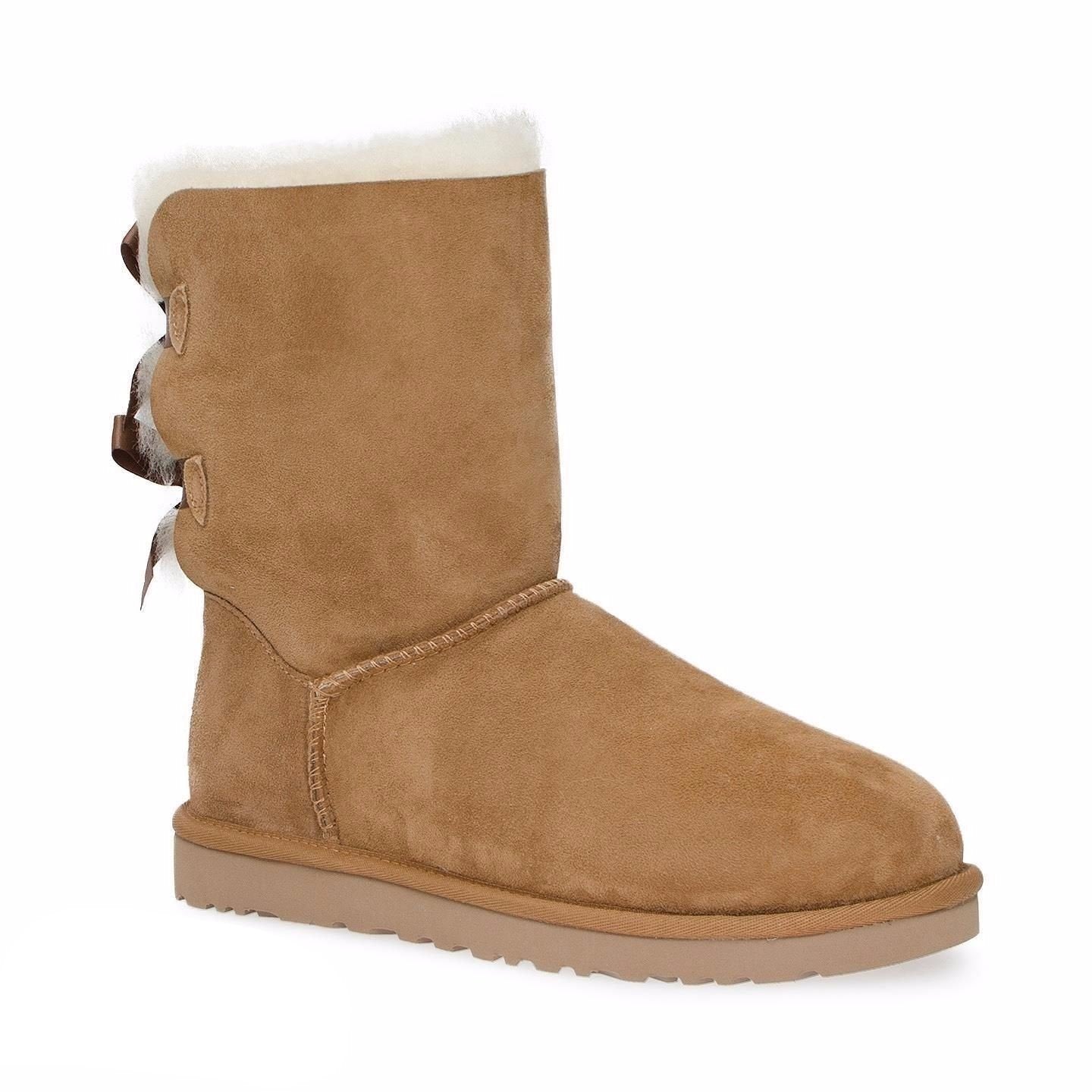 UGG Bailey Bow Chestnut Boots