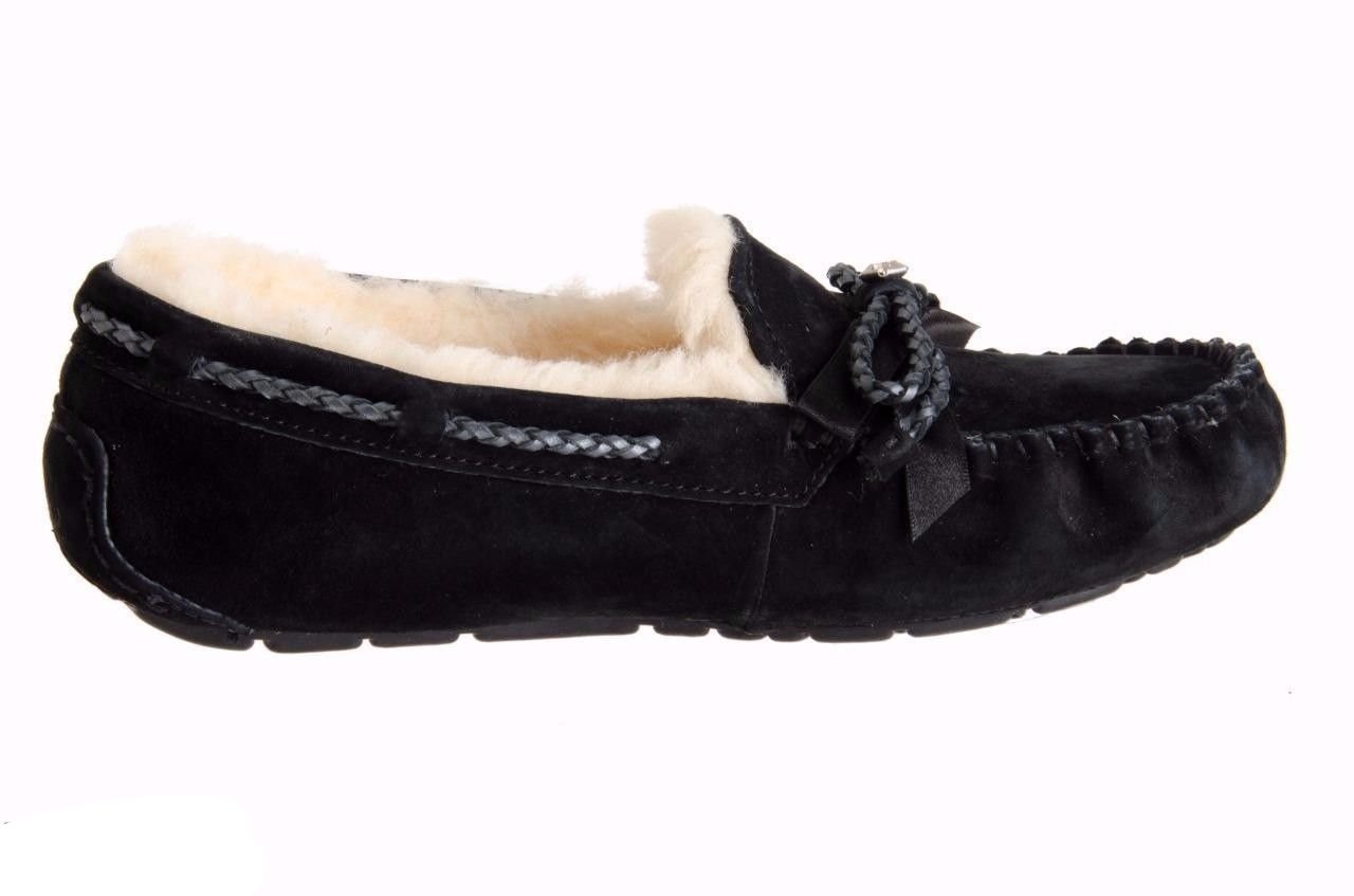 UGG Dakota Braid Black Slippers