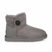 UGG Mini Bailey Button II Grey Boots