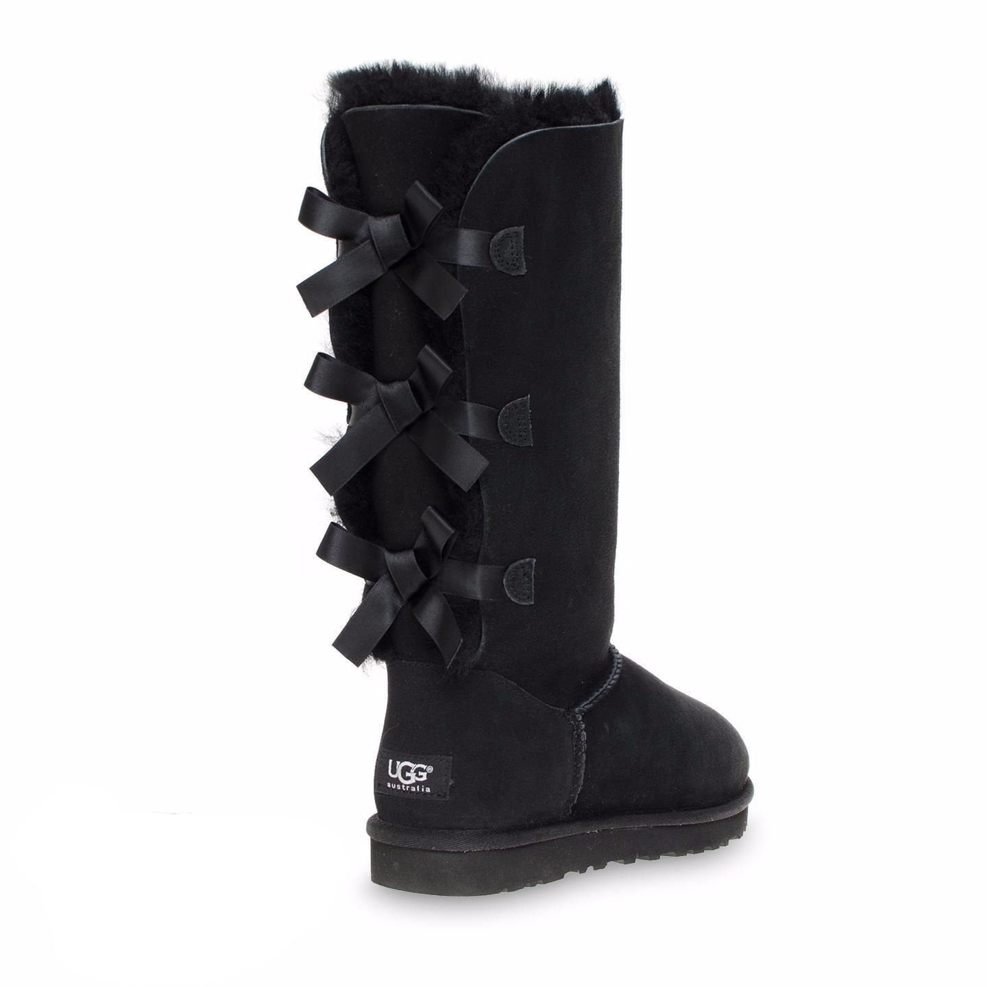 UGG Bailey Bow Tall Black Boots