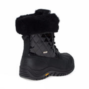 UGG Adirondack Quilted Black Boots