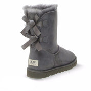 UGG Bailey Bow Grey Boots - Toddler