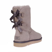 UGG Bailey Bow Stormy Grey Boots