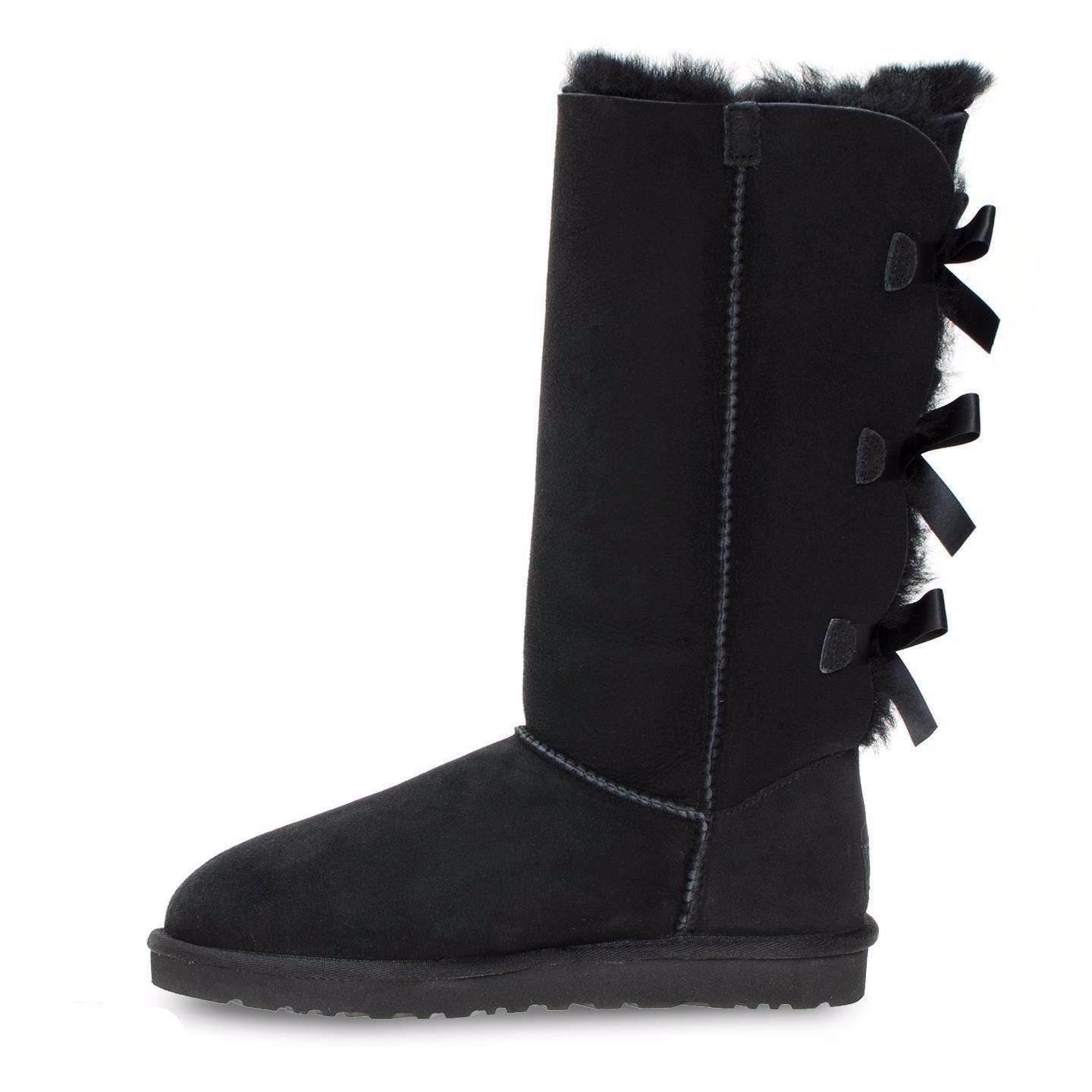 UGG Bailey Bow Tall Black Boots